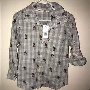 4T Long Sleeve Button-up